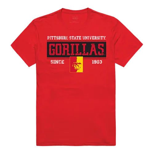 W Republic College Established Tee Shirt Pitt State Gorillas 507-427