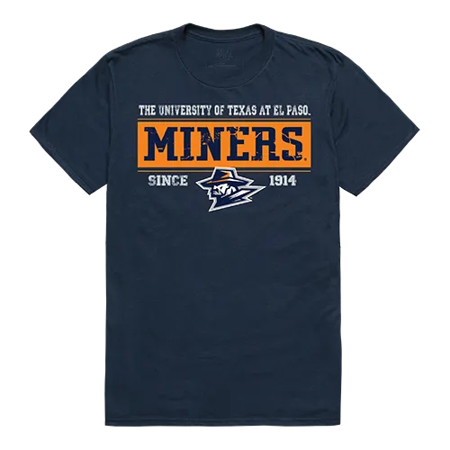 W Republic College Established Tee Shirt Utep Miners 507-434