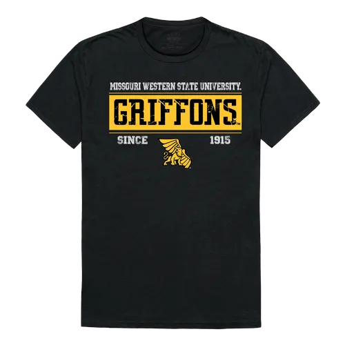 W Republic College Established Tee Shirt Missouri Western State University Griffons 507-439