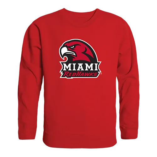 W Republic College Crewneck Sweatshirt Miami Of Ohio Redhawks 508-131