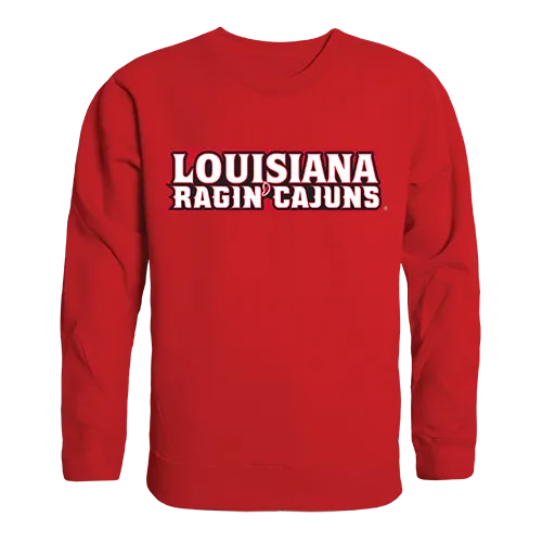 W Republic College Crewneck Sweatshirt Louisiana Lafayette Ragin Cajuns 508-189
