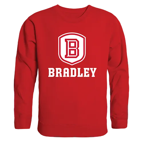 W Republic College Crewneck Sweatshirt Bradley Braves 508-270