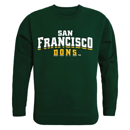 W Republic College Crewneck Sweatshirt San Francisco Dons 508-377