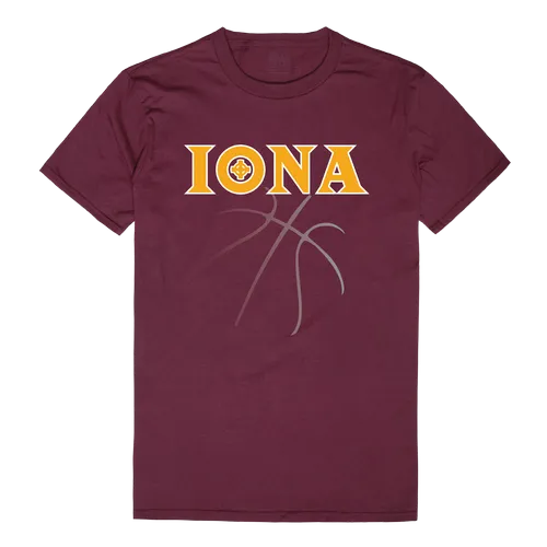 W Republic Basketball Tee Shirt Iona College Gaels 510-315