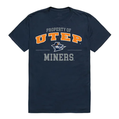 W Republic Property Tee Shirt Utep Miners 517-434