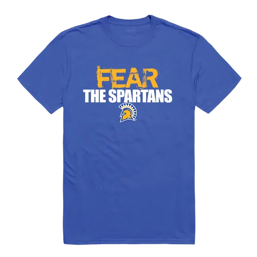 W Republic Fear College Tee Shirt San Jose State Spartans 518-173