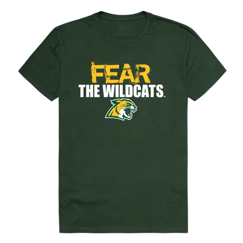 W Republic Fear College Tee Shirt Northern Michigan Wildcats 518-357