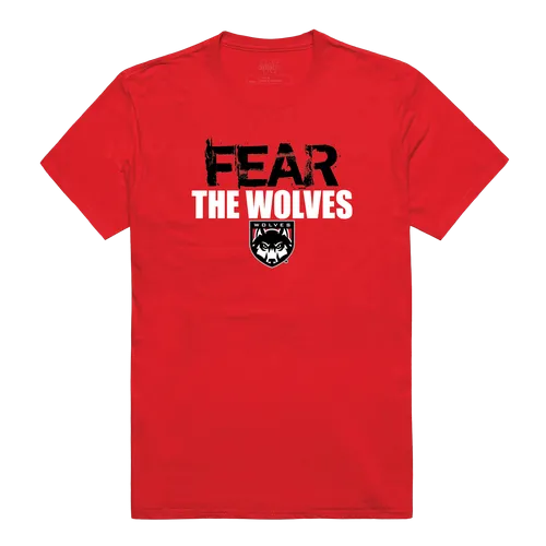 W Republic Fear College Tee Shirt Western Oregon Wolves 518-406