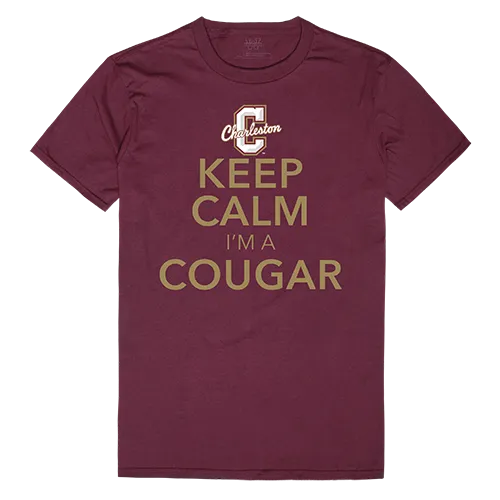 W Republic Keep Calm Shirt Charleston Cougars 523-115