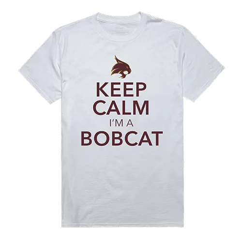 W Republic Keep Calm Shirt Texas State Bobcats 523-181