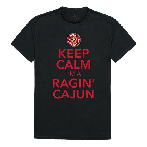 W Republic Keep Calm Shirt Louisiana Lafayette Ragin Cajuns 523-189