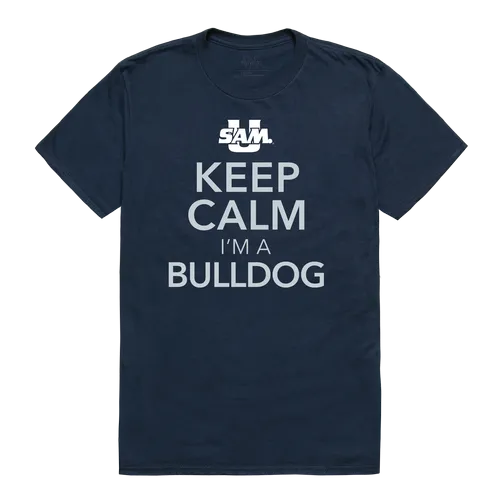 W Republic Keep Calm Shirt Samford University Bulldogs 523-375