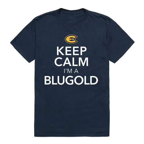 W Republic Keep Calm Shirt Wisconsin Eau Claire Blugolds 523-409