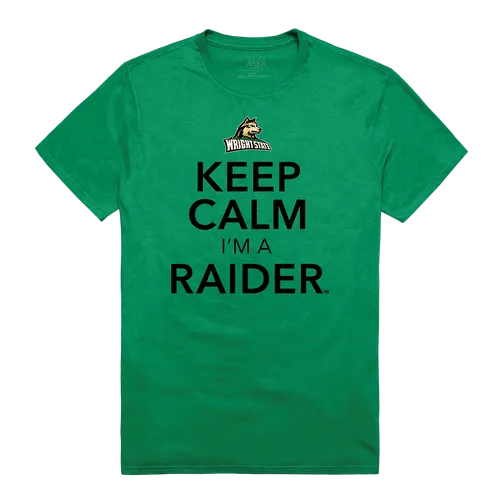 W Republic Keep Calm Shirt Wright State University Raiders 523-416