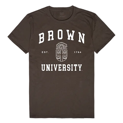 W Republic Seal Tee Shirt Brown University Bears 526-106