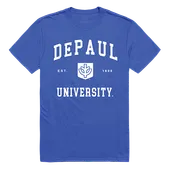 W Republic Seal Tee Shirt Depaul Blue Demons 526-121