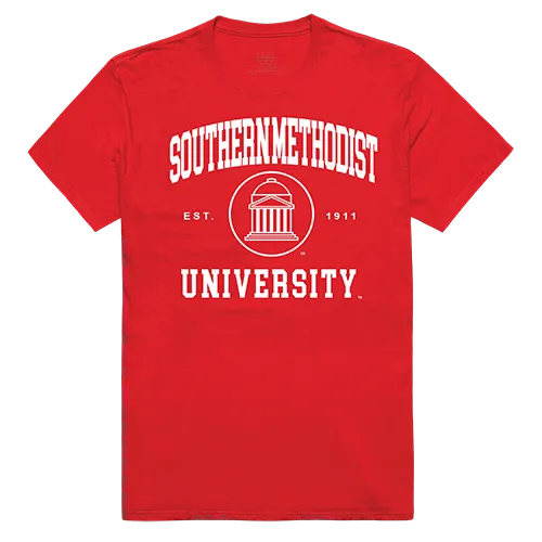 W Republic Seal Tee Shirt Southern Methodist Mustangs 526-150