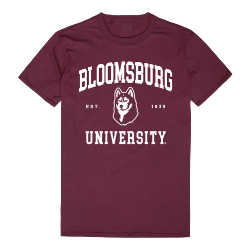 W Republic Seal Tee Shirt Bloomsburg University Huskies 526-268