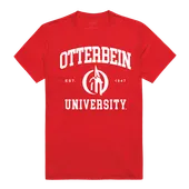 W Republic Seal Tee Shirt Otterbein University Cardinals 526-361