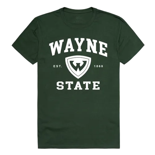 W Republic Seal Tee Shirt Wayne State Warriors 526-400