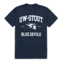 W Republic Seal Tee Shirt Wisconsin Stout Blue Devils 526-413