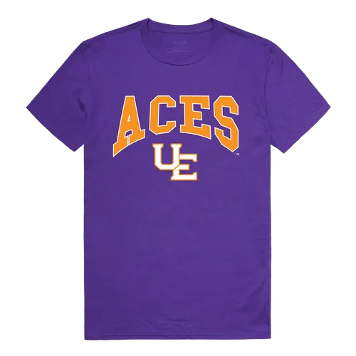 W Republic Athletic Tee Shirt University Of Evansville Purple Aces 527-424