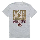 W Republic Workout Tee Shirt Texas State Bobcats 530-181