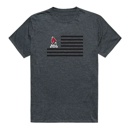 W Republic Flag Tee Shirt Ball State Cardinals 531-264