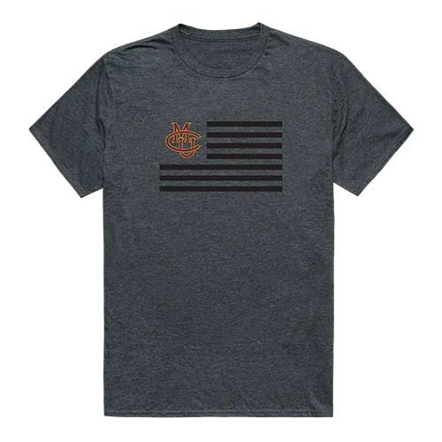 W Republic Flag Tee Shirt Colorado Mesa University Mavericks 531-284