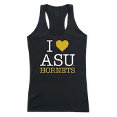 W Republic Women's I Love Tank Shirt Alabama State Hornets 532-102