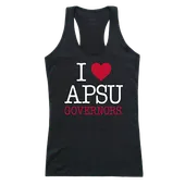 W Republic Women's I Love Tank Shirt Austin Peay State Governors 532-105