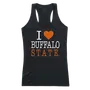 W Republic Women's I Love Tank Shirt Buffalo State College Bengals 532-107