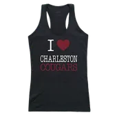 W Republic Women's I Love Tank Shirt Charleston Cougars 532-115