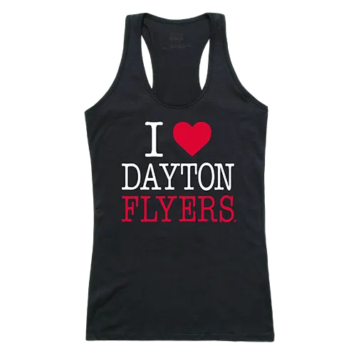 W Republic Women's I Love Tank Shirt Dayton Flyers 532-119