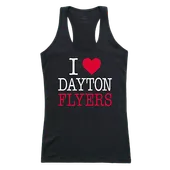 W Republic Women's I Love Tank Shirt Dayton Flyers 532-119