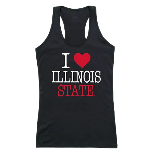 W Republic Women's I Love Tank Shirt Illinois Fighting Illini 532-124