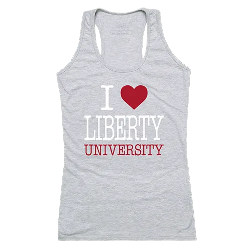 W Republic Women's I Love Tank Shirt Liberty Flames 532-129