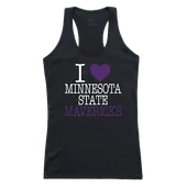 W Republic Women's I Love Tank Shirt Minnesota State Mavericks 532-132