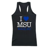 W Republic Women's I Love Tank Shirt Morehead State Eagles 532-134