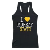 W Republic Women's I Love Tank Shirt Murray State Racers 532-135