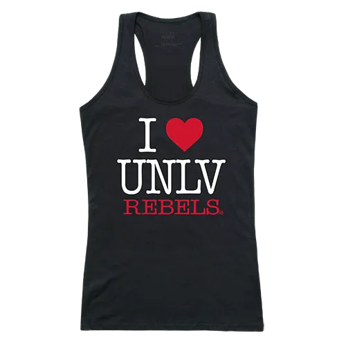 W Republic Women's I Love Tank Shirt Unlv Rebels 532-137