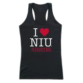 W Republic Women's I Love Tank Shirt Northern Illinois Huskies 532-142