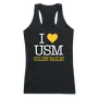W Republic Women's I Love Tank Shirt Southern Mississippi Golden Eagles 532-151