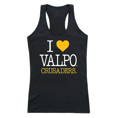 W Republic Women's I Love Tank Shirt Valparaiso Crusaders 532-154