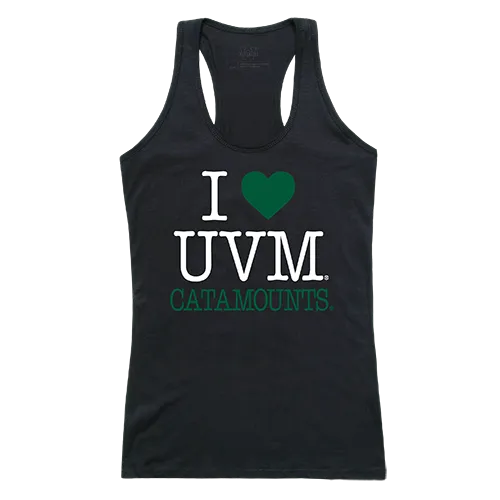 W Republic Women's I Love Tank Shirt Vermont Catamounts 532-155