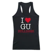 W Republic Women's I Love Tank Shirt Gonzaga Bulldogs 532-187