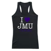 W Republic Women's I Love Tank Shirt James Madison Dukes 532-188