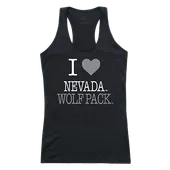 W Republic Women's I Love Tank Shirt Nevada Wolf Pack 532-193