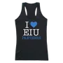 W Republic Women's I Love Tank Shirt Eastern Illinois Panthers 532-216