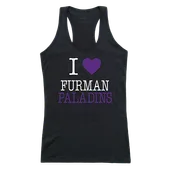 W Republic Women's I Love Tank Shirt Furman University 532-220